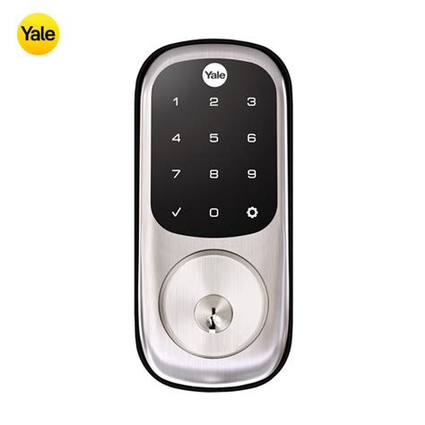 Yale Locks Assure Lock Touchscreen With Z Wave In Satin Nickel Yrd226