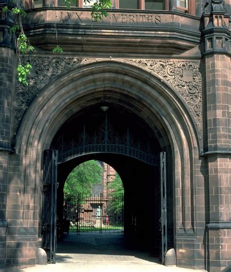 Yale Old Campus Gate Tanner Meetings Tanner Meetings 01 Yale