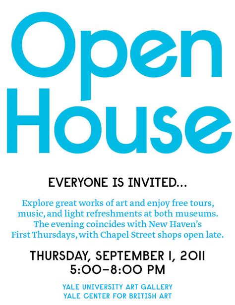 Yale Open House