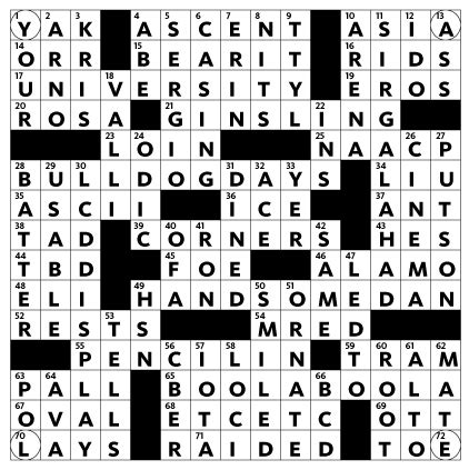 Yale Or Root Crossword Guide