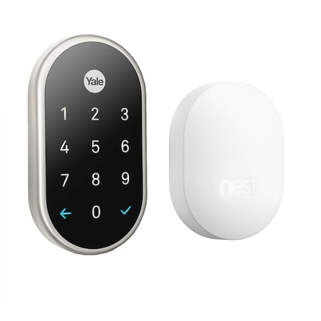 Yale Rb Yrd540 Wv 619 Satin Nickel Google Nest X Yale Keyless Entry