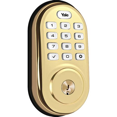 Yale Real Living Assure Lock Push Button Deadbolt Yrd216 Cba 605