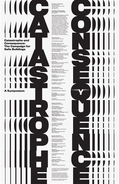 Yale School Of Architecture Poster Series Yve Ludwig Graphic Design