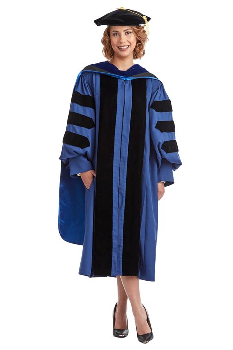 Yale University Doctoral Regalia Rental Set Doctoral Gown Phd Hood