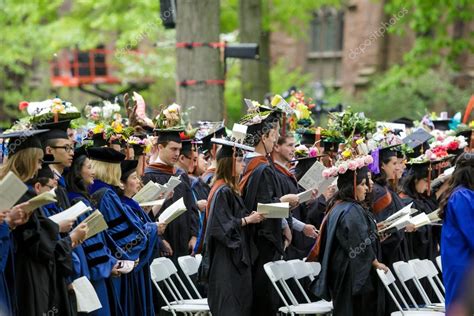 Yale University Graduation Ceremonies Stock Editorial Photo