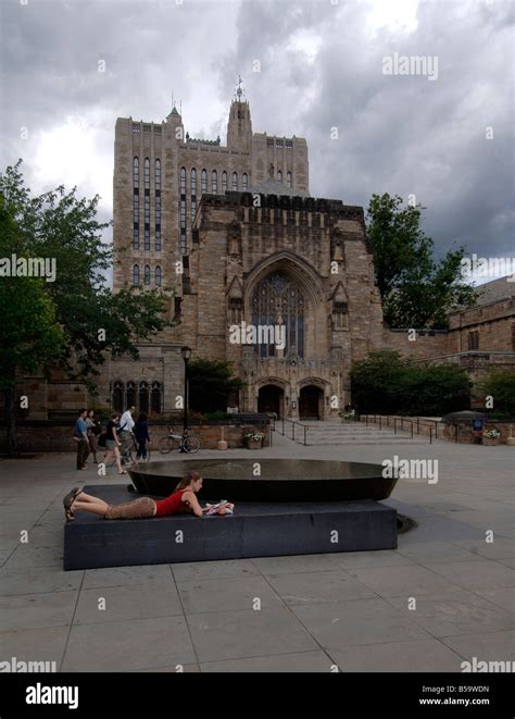 Yale University Women S Table Sculpture Stock Photo Image Of