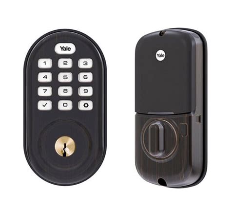 Yale Yrd216ha20bp Assure Lock Push Button Deadbolt With Zigbee Oil