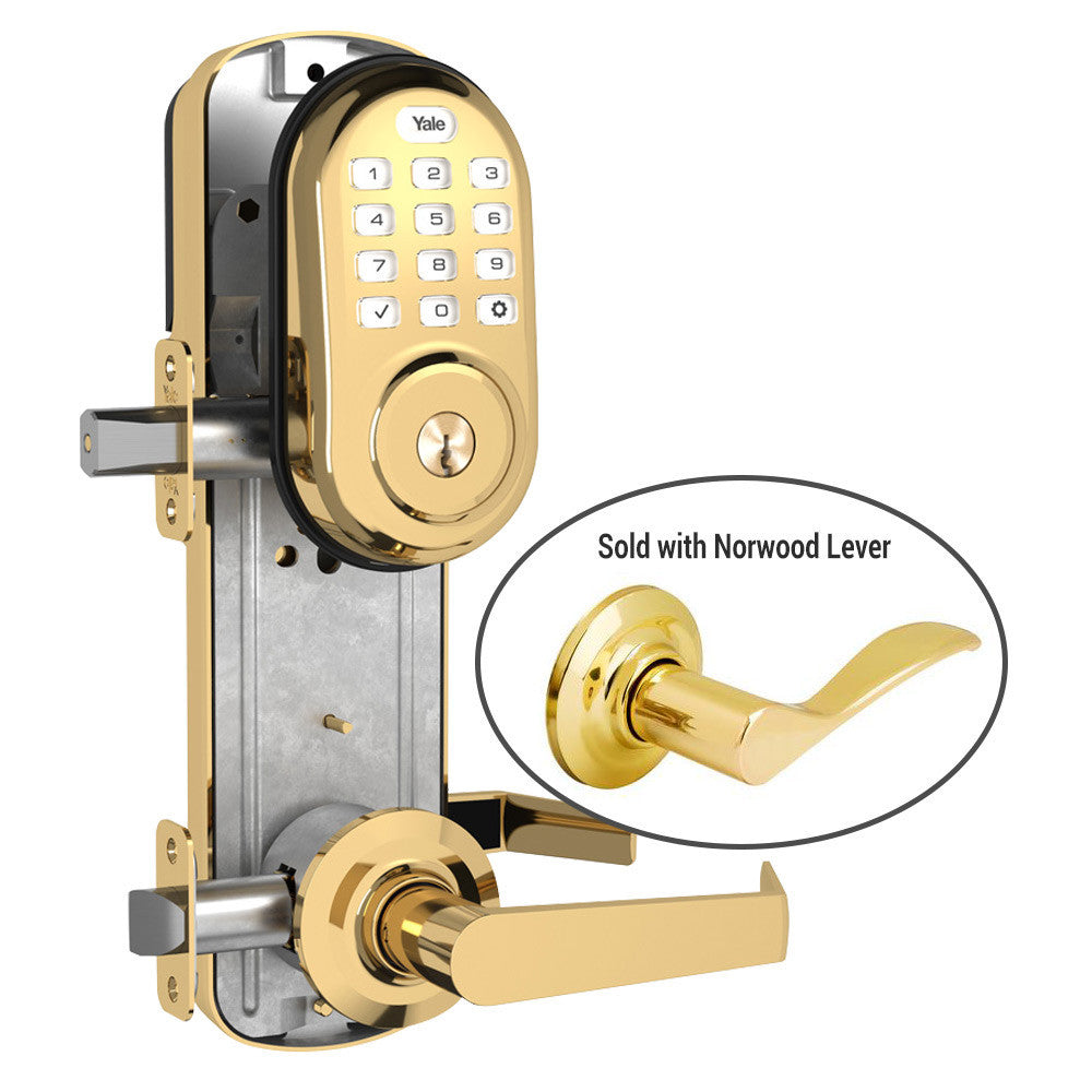 Yale Z Wave Assure Interconnected Lockset With Push Button Deadbolt