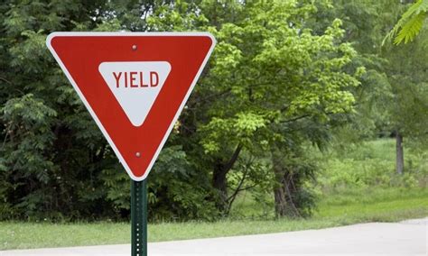 Yield Sign What To Do Meaning Shape Color