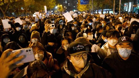 Zero Covid Protests In China Shake Global Markets The New York Times